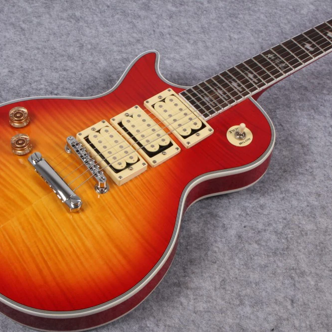 

Custom shop highest quality left hand Ace frehley signature 3 pickups Electric Guitar