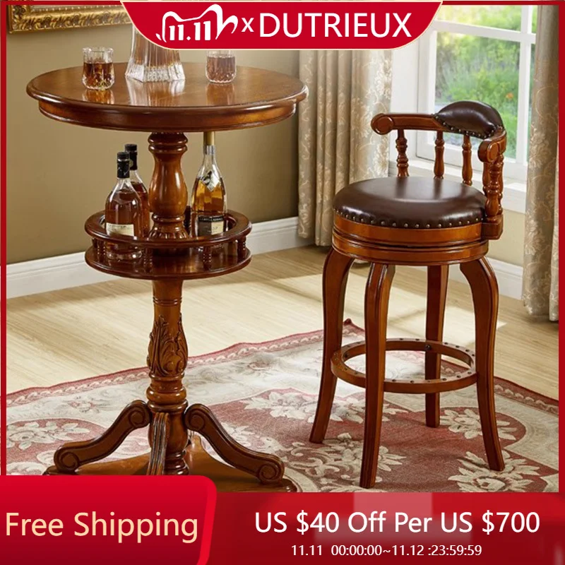 

ergonomic soft bar stools luxury height modern wood restaurant chair Computer Relaxing taburete alto lounge suite furniture