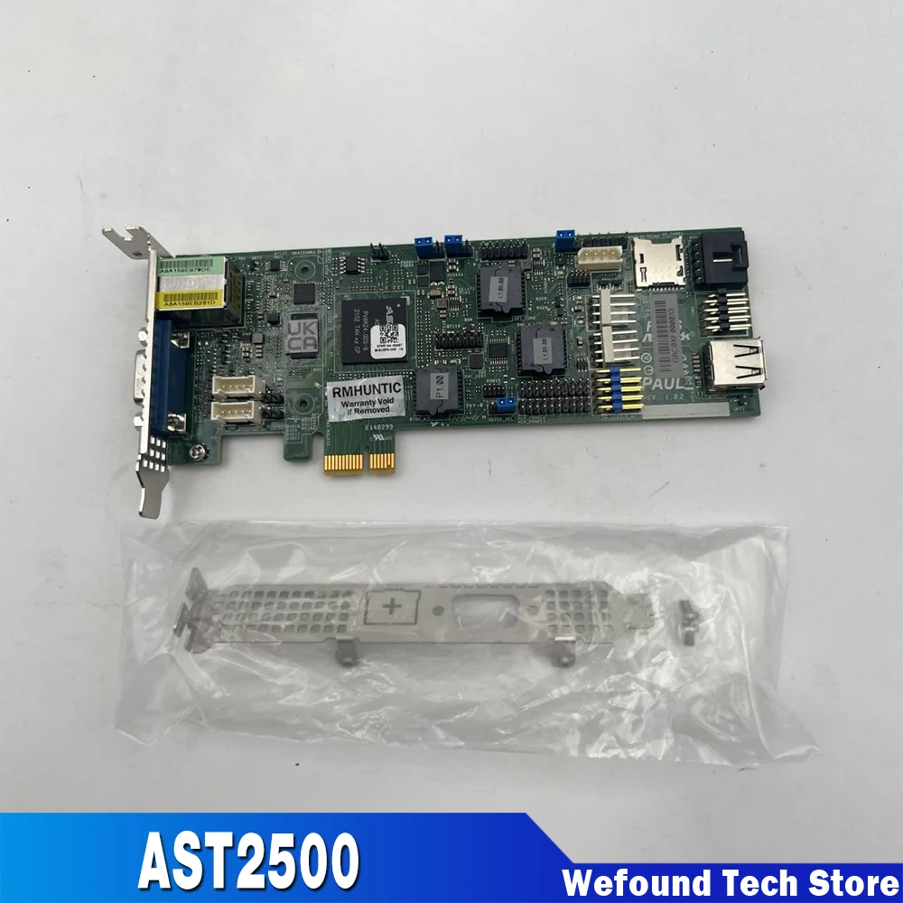 For ASRock PCIe IPMI Card Fully Tested PAUL ASPEED AST2500