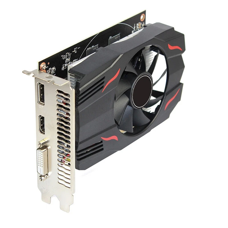 Top-RX550 4GB GPU GDDR5 14Nm For Desktop PC Games Video Office Graphics Card 128Bit RX 550 Computer Components