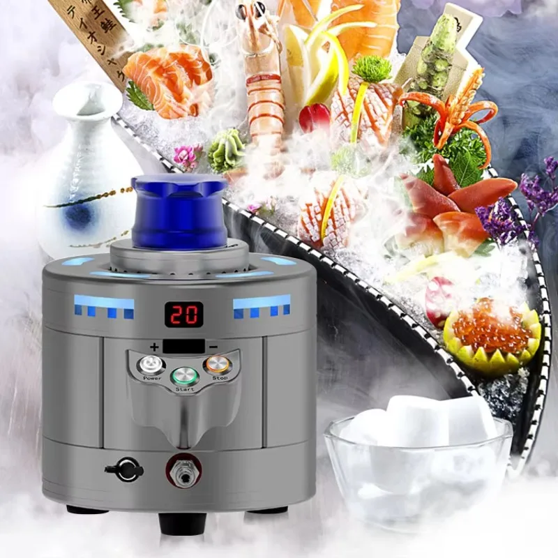Dry Ice Maker Machine, Makes 1 Block of Dry Ice 3.6*4.7*3cm in 20s, Aluminum Alloy Housing 1 Year Warranty