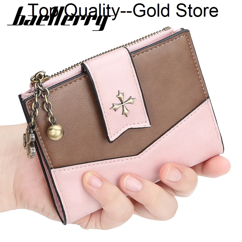 baellerry money clips кошелек 가방 riverdale clutch wallet phone holder luxury PU Polyester WOMEN Lady Solid Zipper & Hasp Short