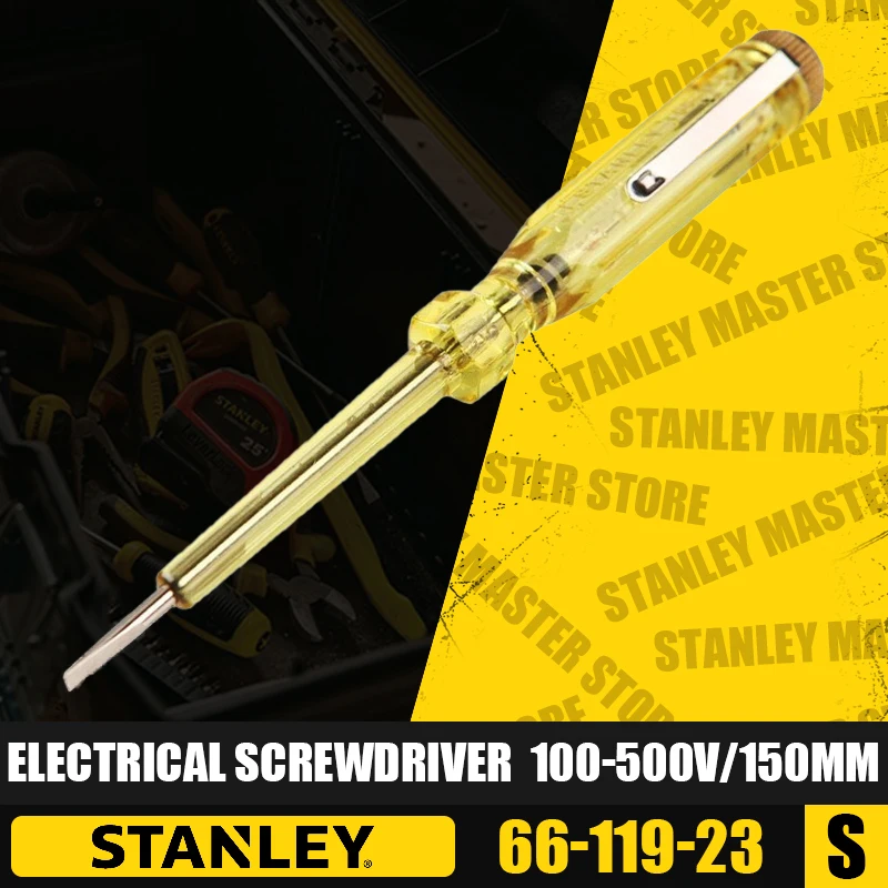 stanley electricity measurement screwdriver eletricidade testing pen 6611923 66 120 23 stmt620238 23 stmt620239 23 01