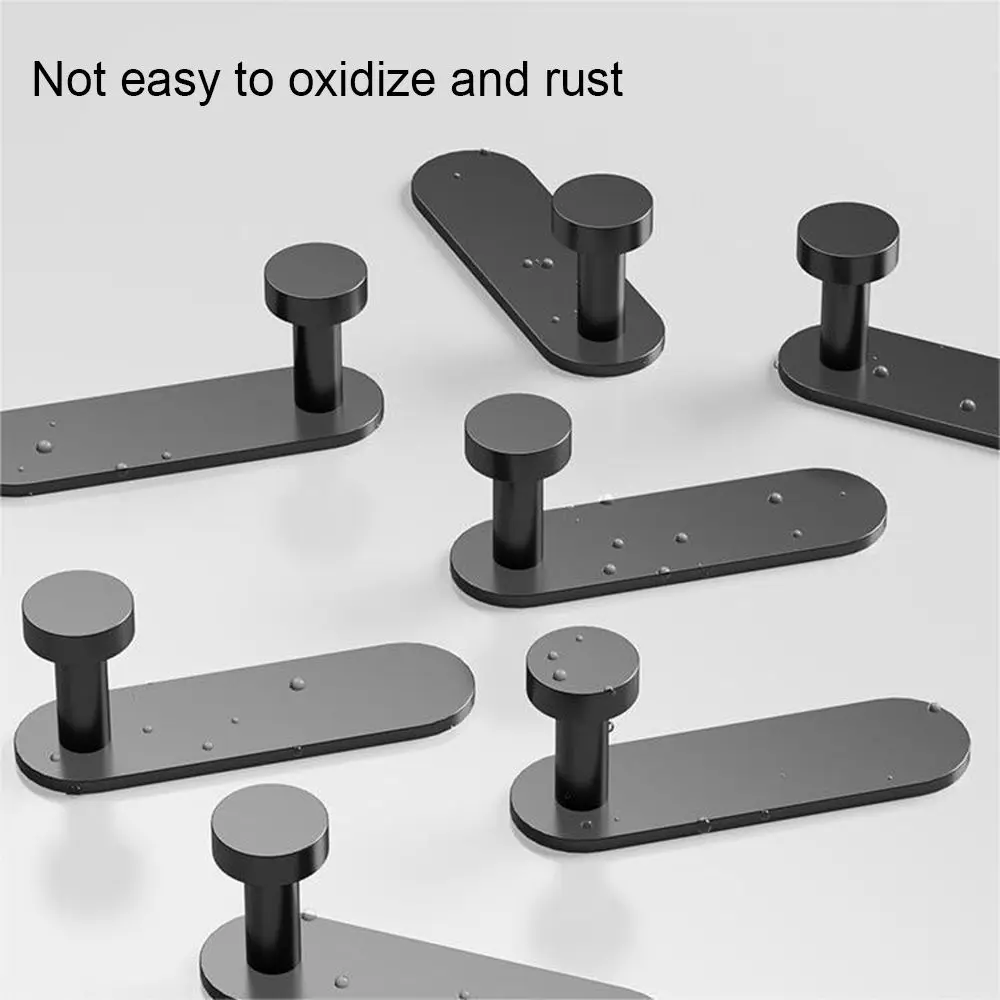 2PCS/Set High Quality Storage Organizer Free-Punching Wall Hanger Shower Hook Towel Racks Robe Hook