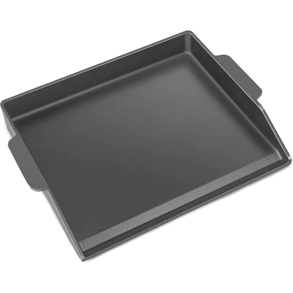 Gusseisen-Grillplatte für Gasgrill, Herdplatte, Einlegeplatte für Kochfeld, Bratpfanne für Holzkohle- und Elektroherde, große Kochpfanne als Ersatz