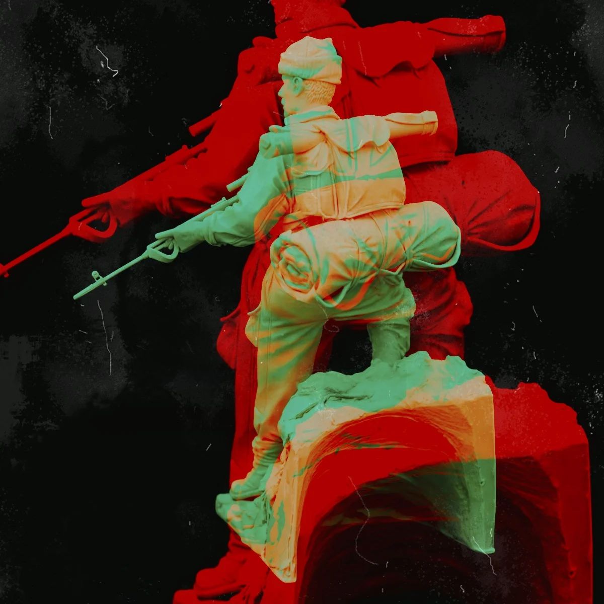 

75mm resin figure unpainted model kit, Afghanistan War, Russian Special Forces, unassembled and unpainted GK