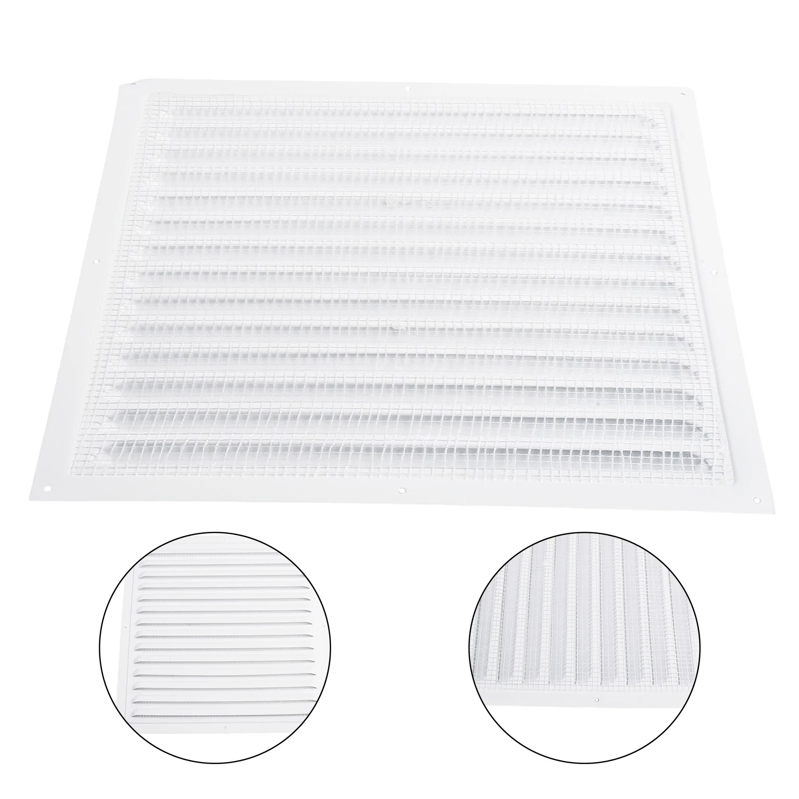 Metal Louver Air Vents Grille Ventilation Covers Aluminum Grilles Duct Heating Cooling Vents Plate Insect Screen Cover Air Vents image 6