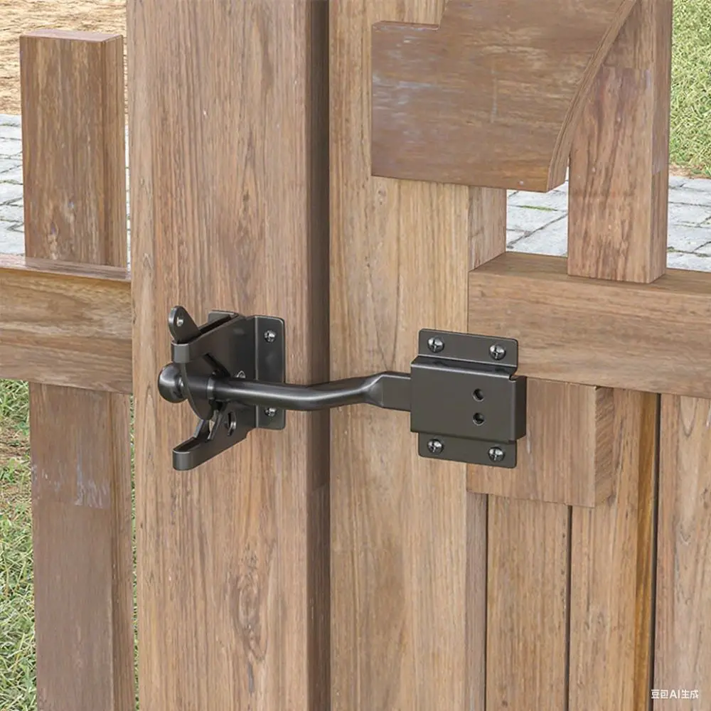 

Steel Spring Cable Self Locking Gate Carbon Steel Pull String Automatic Door Lock Light Open Multifunction Garden Gate Fastener