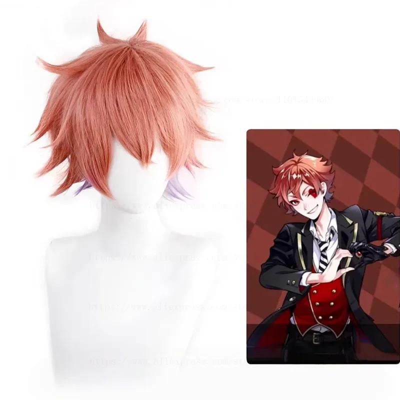 

Парик для косплея Аса-русалки из Twisted Wonderland, термостойкий, из синтетических волос, для аниме-игр, ролевых игр и вечеринок