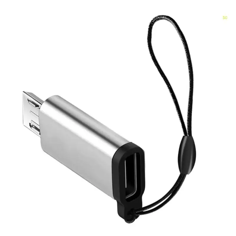 유형 C-마이크로 USB 변환기 USB C-끈 Dropshipping이있는 마이크로 USB 어댑터 커넥터