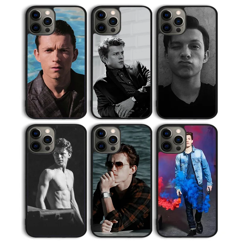 movie star Tom Holland Phone Case Back Cover for iPhone 16 15 SE2020 14 13 11 12 Pro Max mini XS XR X PlusS Shell Coque