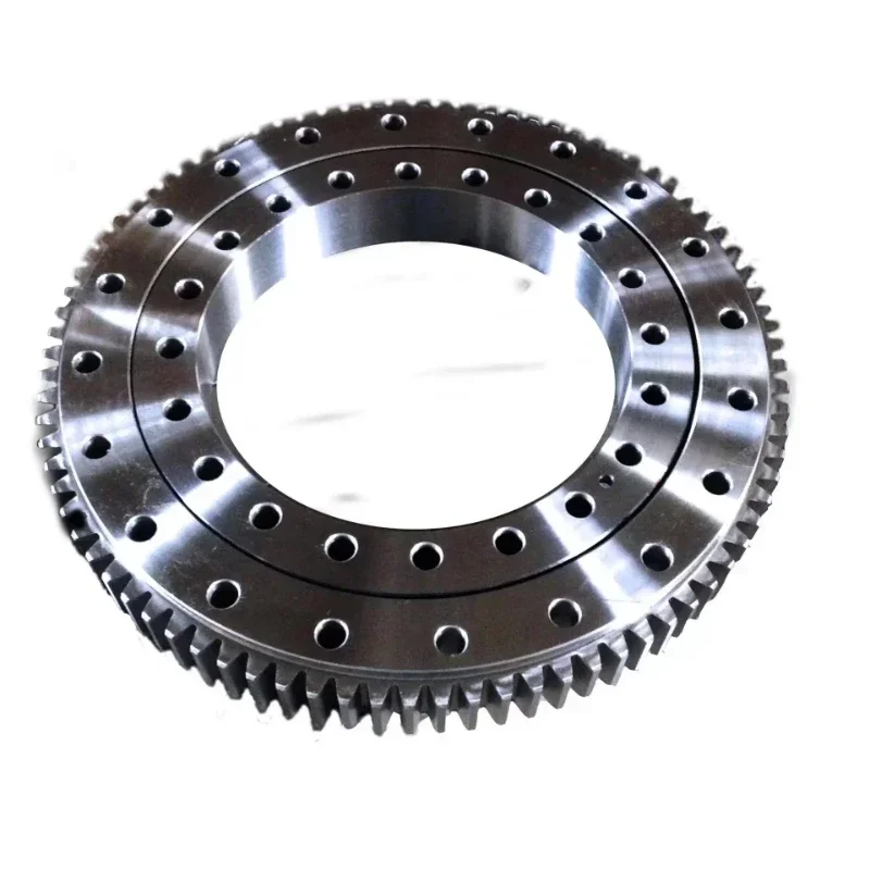 single row four point contact ball slewing bearing