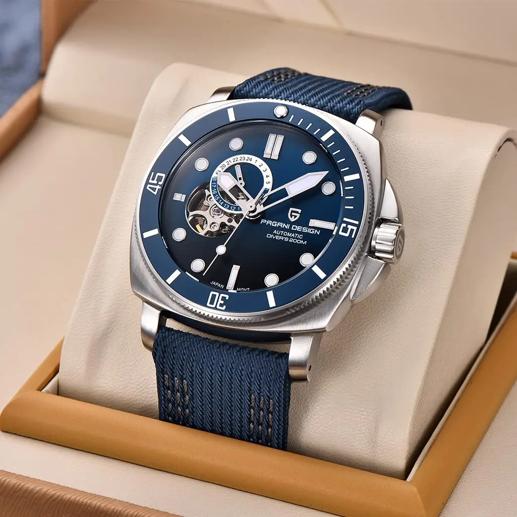 PD1736 PAGANI DESIGN 2025 мужские автоматические механические часы повседневная мода с сапфировым стеклом из нержавеющей стали для дайвинга TMI NH39 Reloj Hombre PD1736 PAGANI DESIGN 2025 мужские автоматические механические часы повседневная мода с сапфировым стеклом из нержавеющей стали для дайвинга TMI NH39 Reloj Hombre