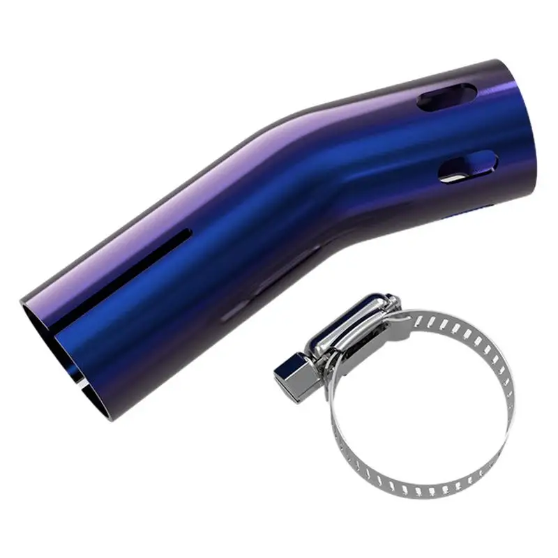 Slip On Exhaust Motorcycle Defcorative Exhaust Elbow Pipe Decorative Protection Pipe Rear Section Elbow Tail Pipe Exhaust Tips