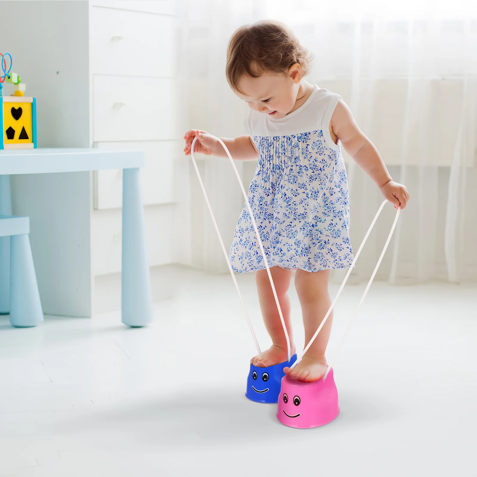 Trampas deportivas de juguete para niños, equipo de entrenamiento sensorial, juegos al aire libre, educación temprana, desarrollo de capacidad de equilibrio, 4 Uds.