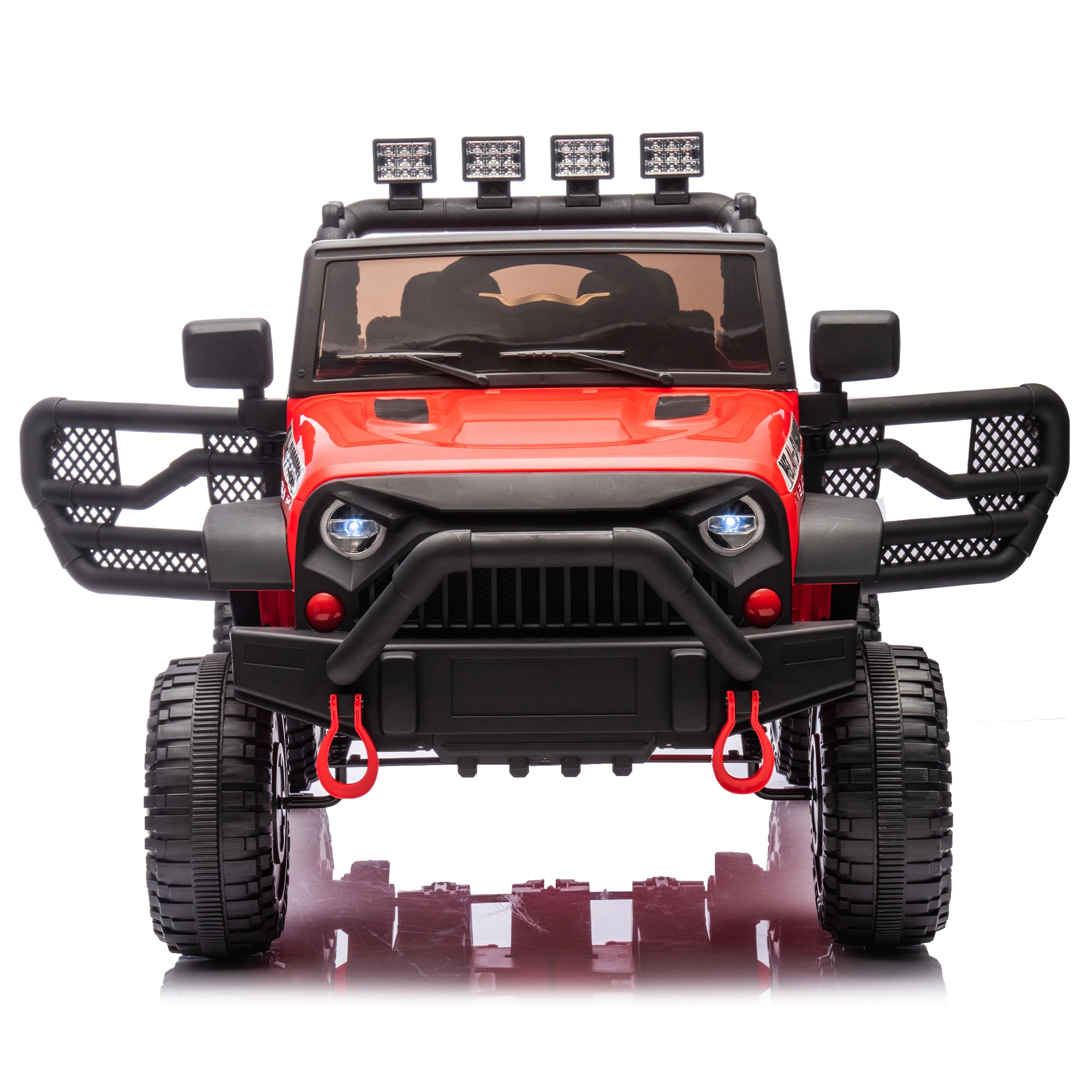 

24V Ride On Car W / Parents Remote Control, 400W Motor, 4-Wheel Suspension, 3.73 MPH Max Speed, Bluetooth, Safety Belt