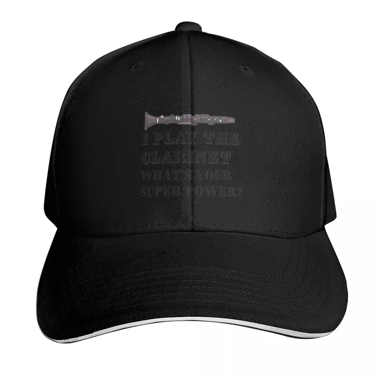 

Super Power Clarinet Baseball Cap Golf Wear Hat Baseball Cap Visor New Hat Men Caps Women's