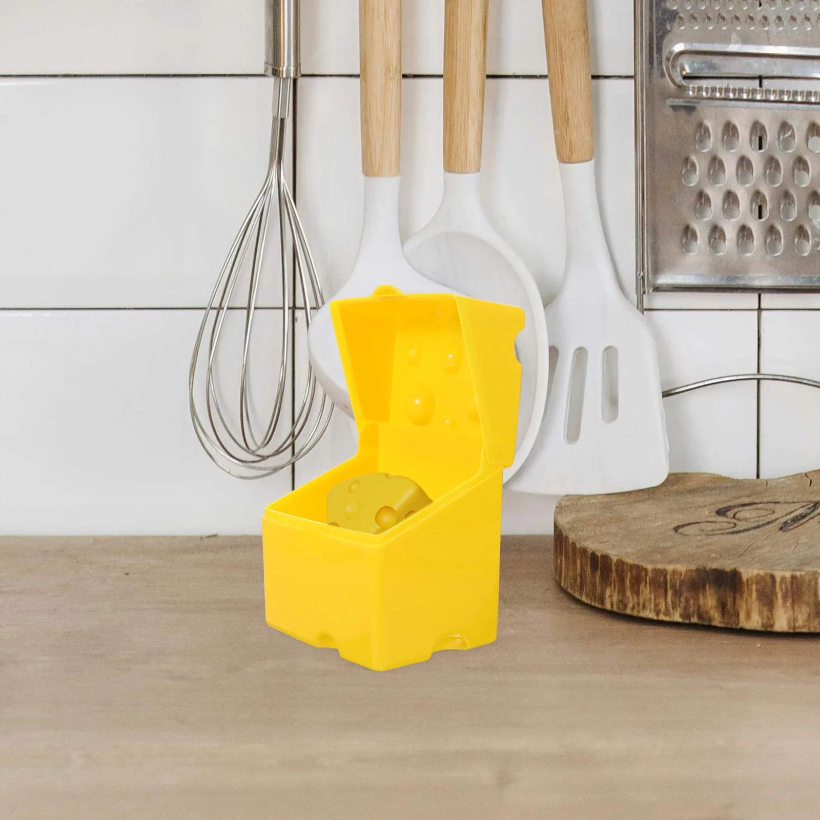 

2Pcs Cheese Storage Containers Fridge Food Boxes Plastic Bacon Keeper Slice Refrigerator Crisper Stackable