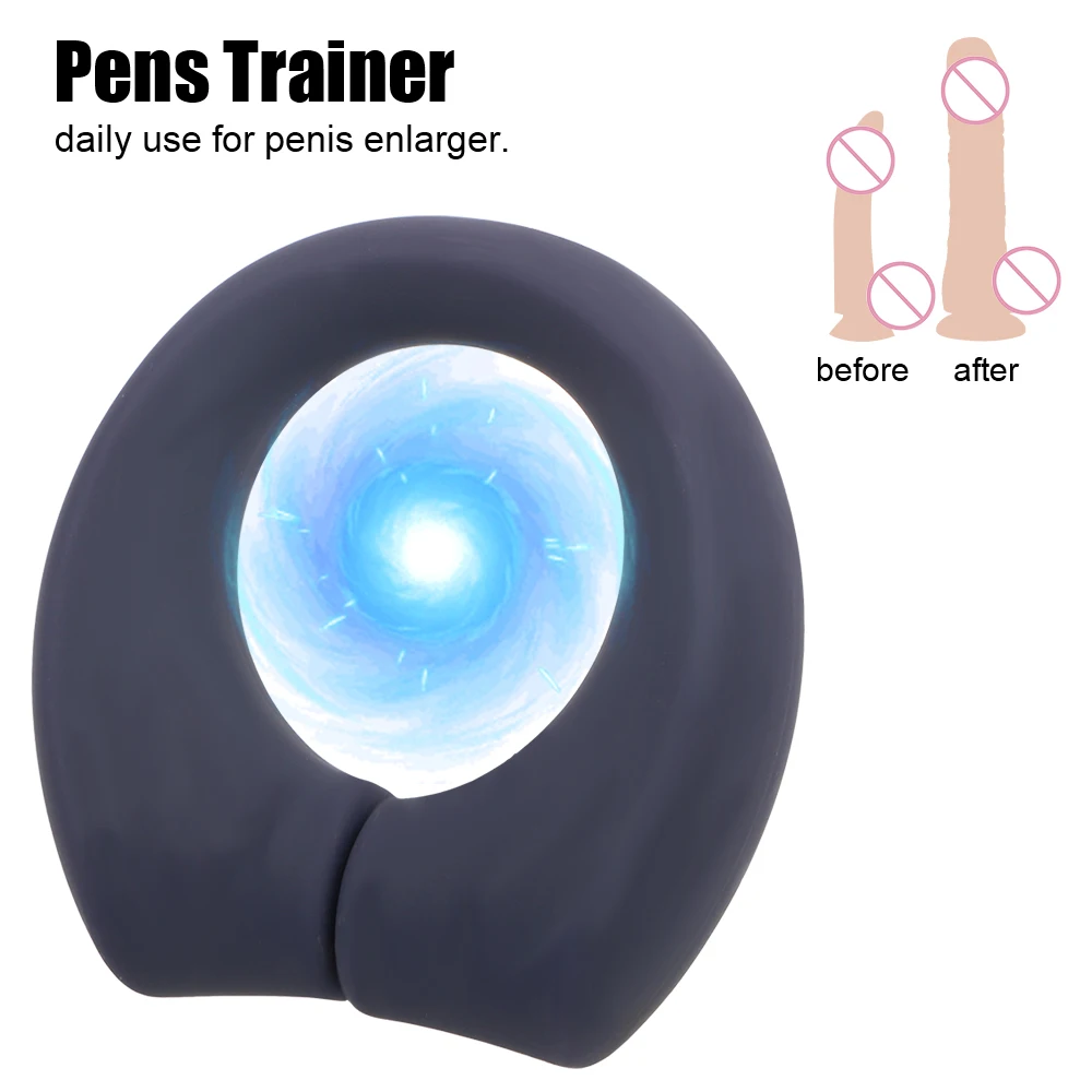 Strong Magnetic Cock Ring for Men Penis Enlargement Medical Exerciser Lock Delay Ejaculation Male Masturbator Sex Toys Adults 18