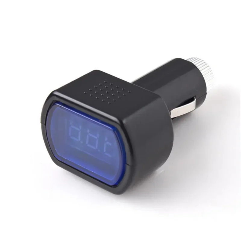 

Digital Digital LED Volt Gauge Display Gauge Meter Mini Plastic Red LED Shell Volt 12V-24V 1pcs Black Over-current