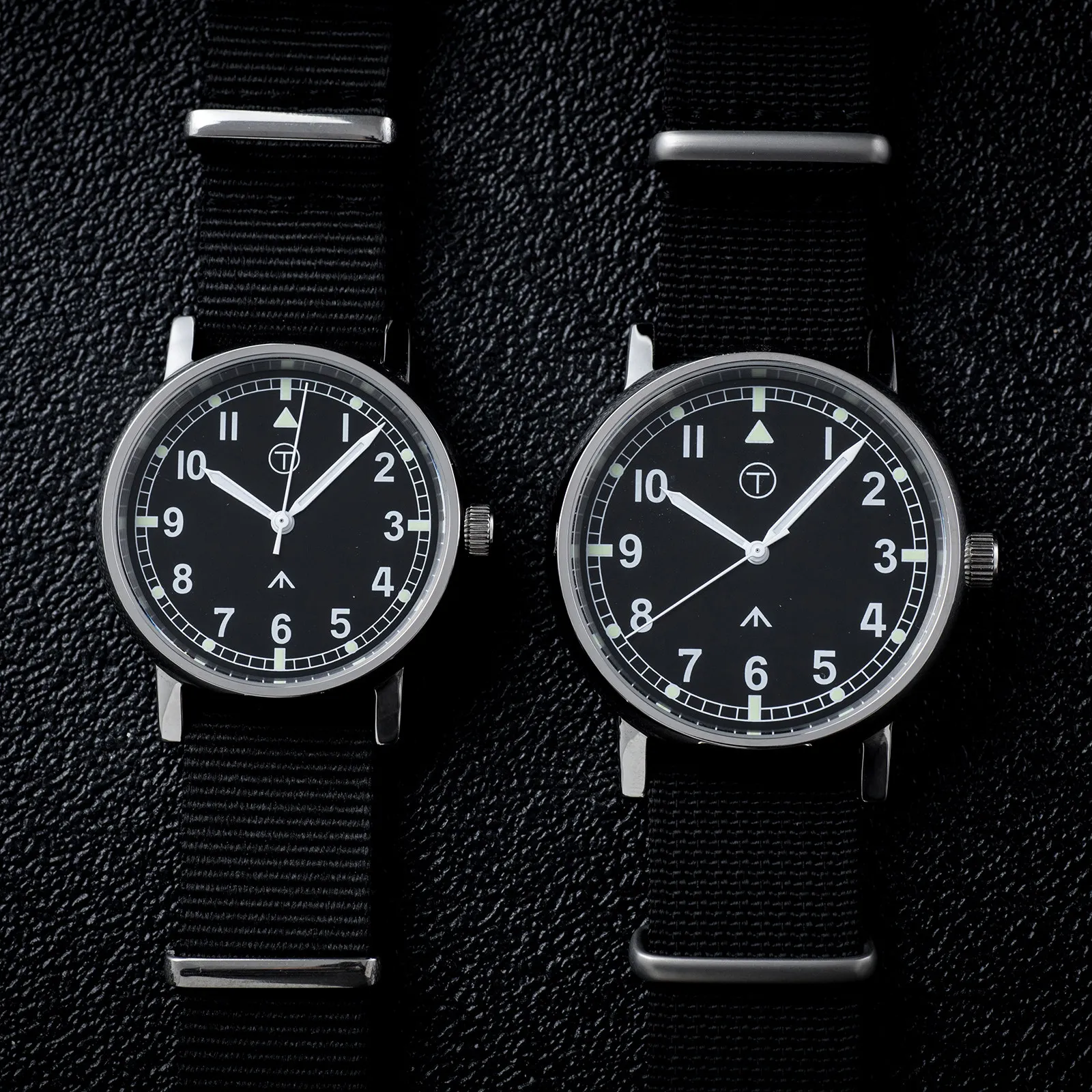 

reloj hombre 36mm/40mm Outdoor Watch Nylon Strap C3 Green Luminous PC21 Quartz Movement Pilot Case Vintage Wristwatch Waterproof