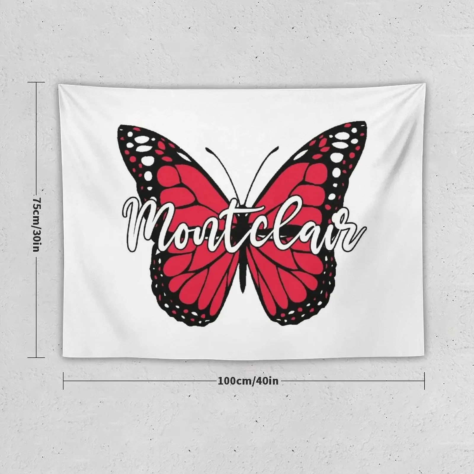 Montclair Butterfly Tapestry Cute Decor Wall Hanging Tapestry