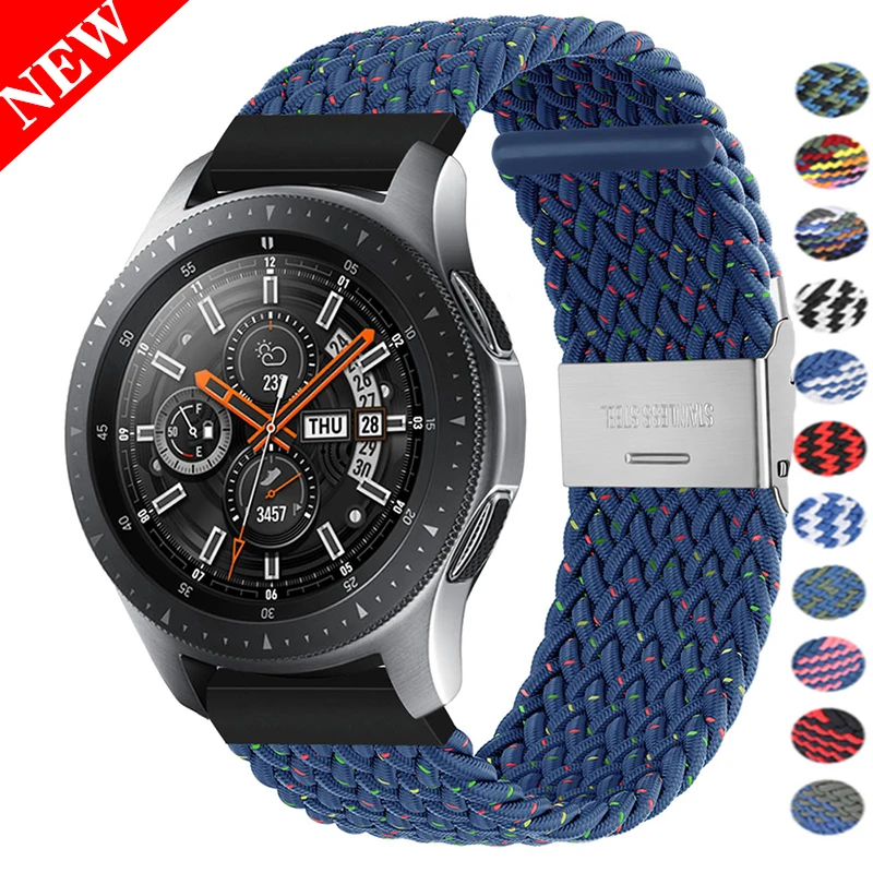 Cinturino in Nylon elastico intrecciato da 22/20mm per cinturino regolabile COLMI M40 I30 COLMI P8 Plus Pro P9 P12 V23 V31 Land 2S