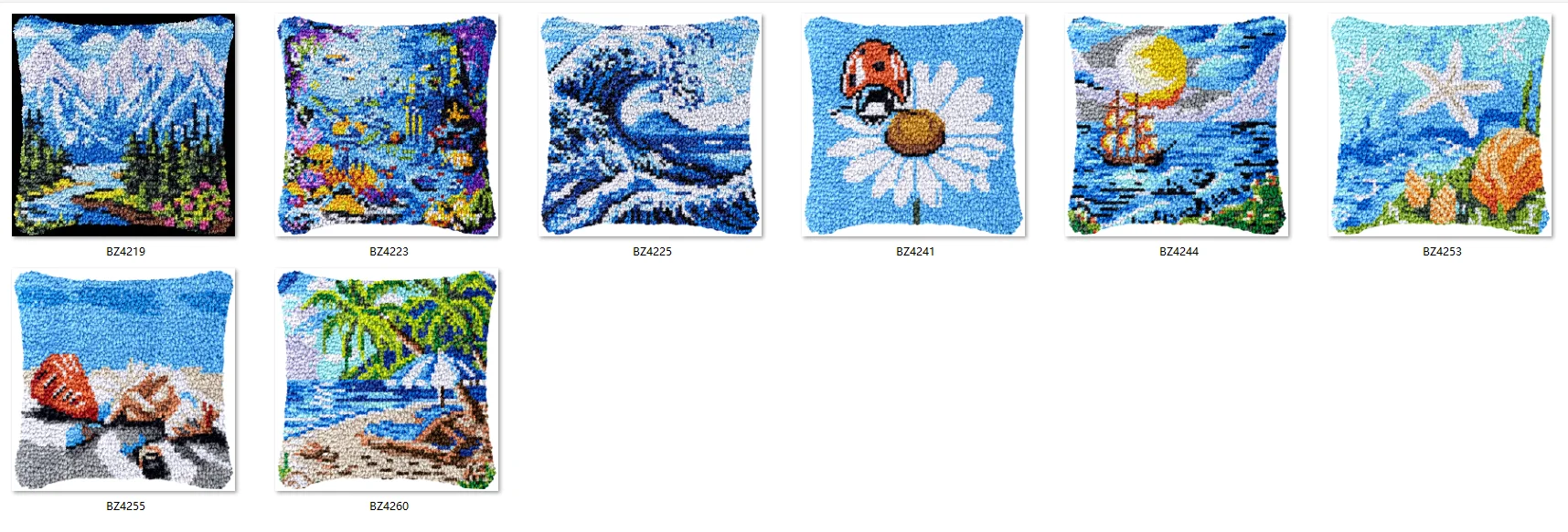 

Комплект крючков с защелкой в виде пчелы, ковер, холст, цветные птицы, стили, ручная работа, Xaoppakket, сделай сам, ковер, вышивка, цветы ручной работы, 43-43 см, море