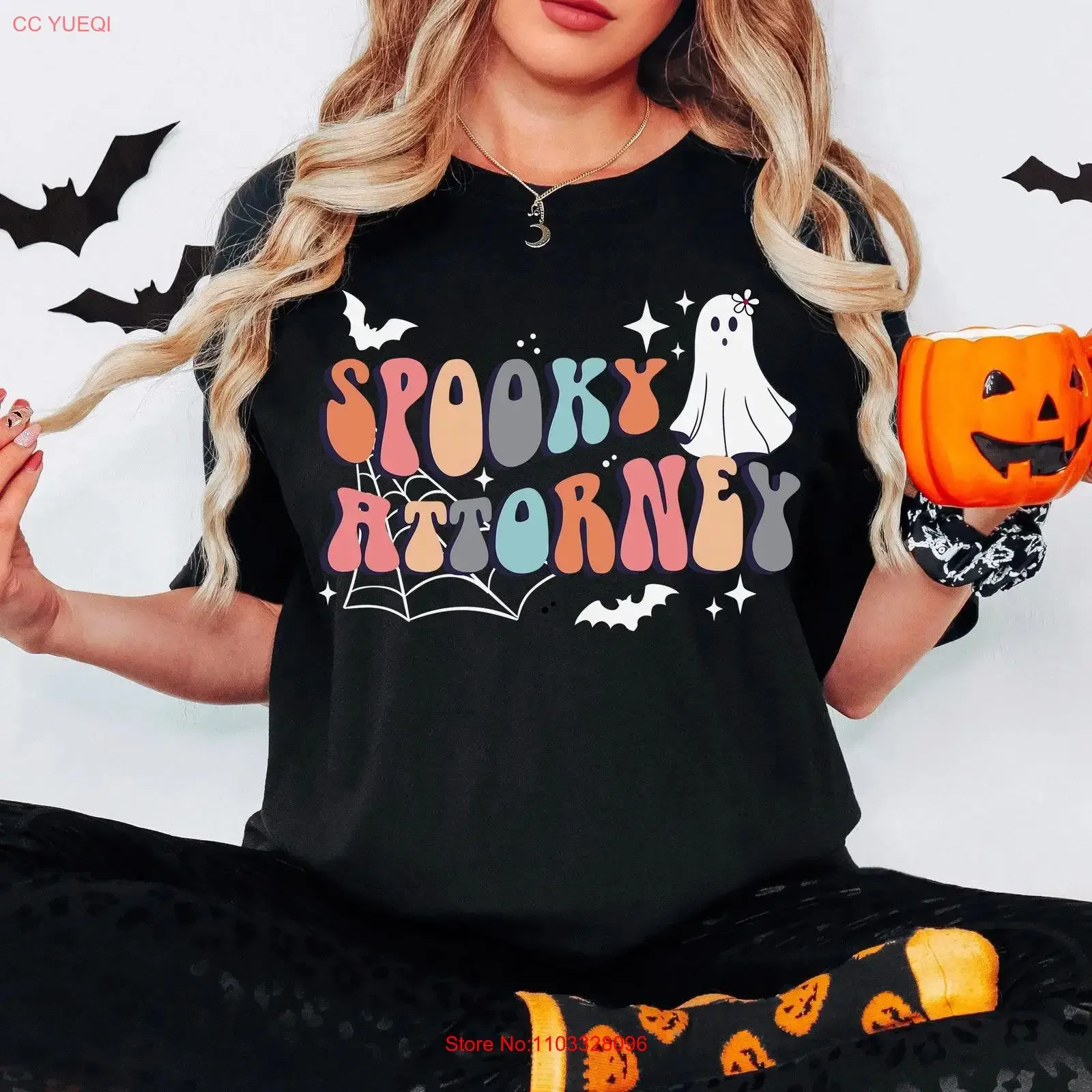 T-shirt Halloween Avocat Rétro Effrayant – Cadeau Vintage Lavé et Stylé pour Homme – Haut Confortable pour Tous les Jours – Graphisme Unisexe