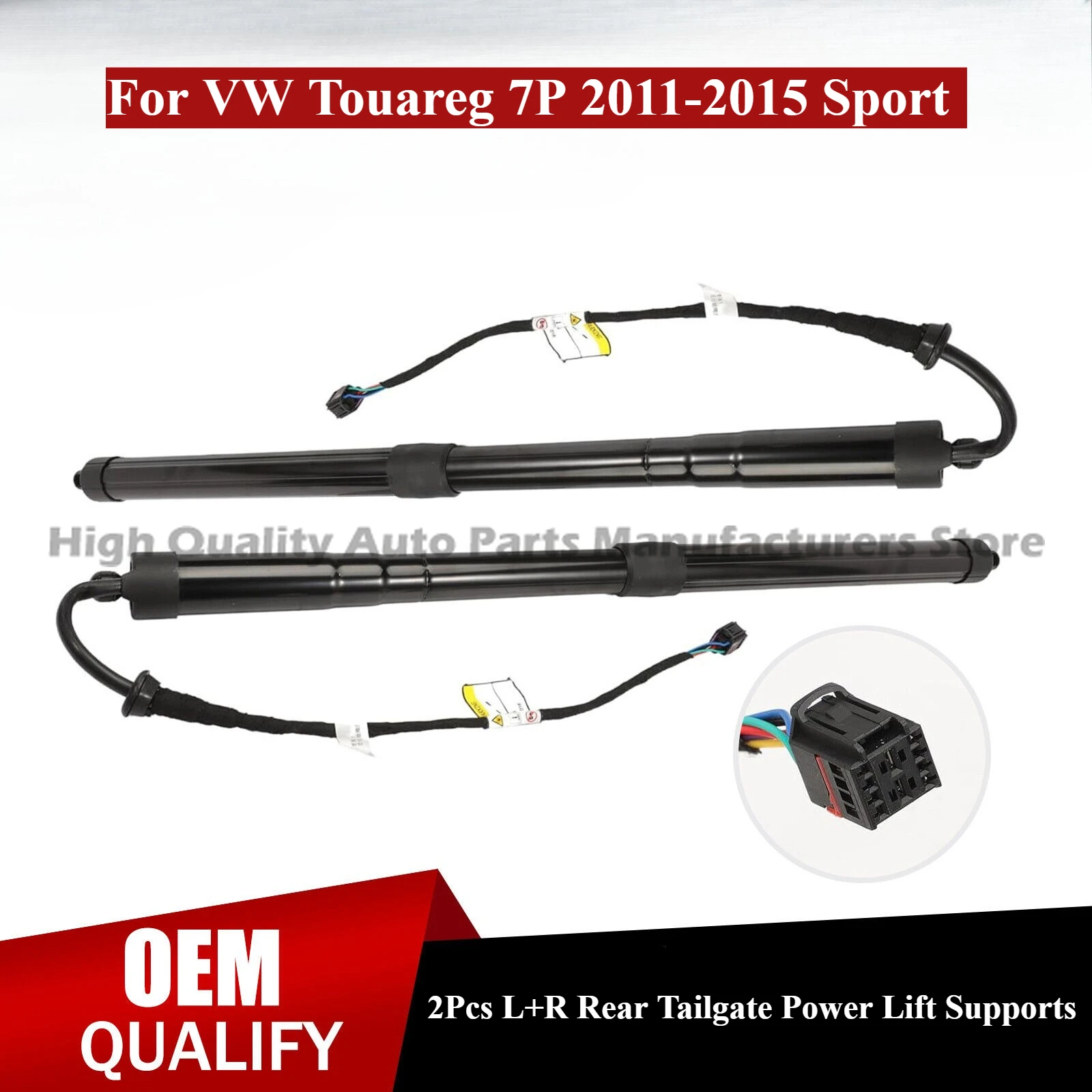 

2Pcs L+R Rear Tailgate Power Lift Supports For VW Touareg 7P 2011-2015 Sport