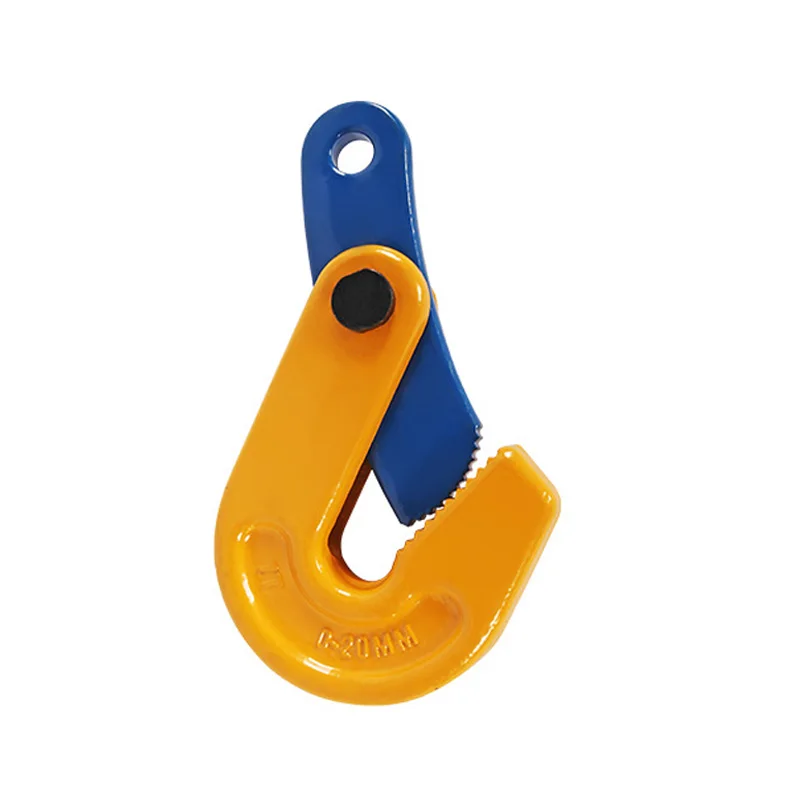 

L стальной пластинчатый зажим, ковающая цепь, масляный ведро, зажим, подвесные щипцы для крана, сверхмощная стальная пластина, горизонтальный подъемный зажим