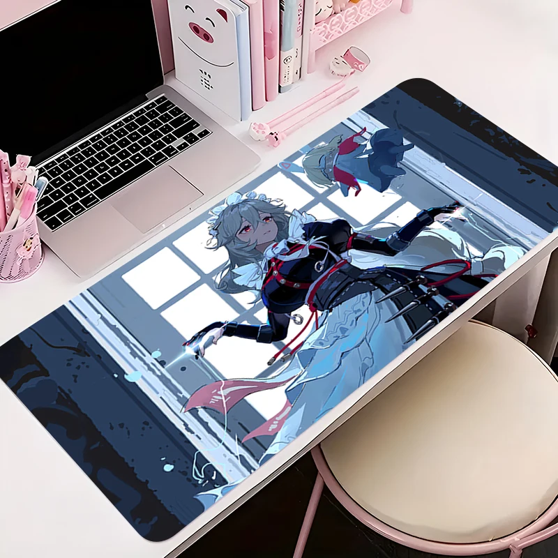 

Mousepad PC Gaming Accessories Computer Cabinet Extended Mat Non-Slip Z-zenless Zone Zero Mouse Pad Keyboard Pad Office Desk Mat