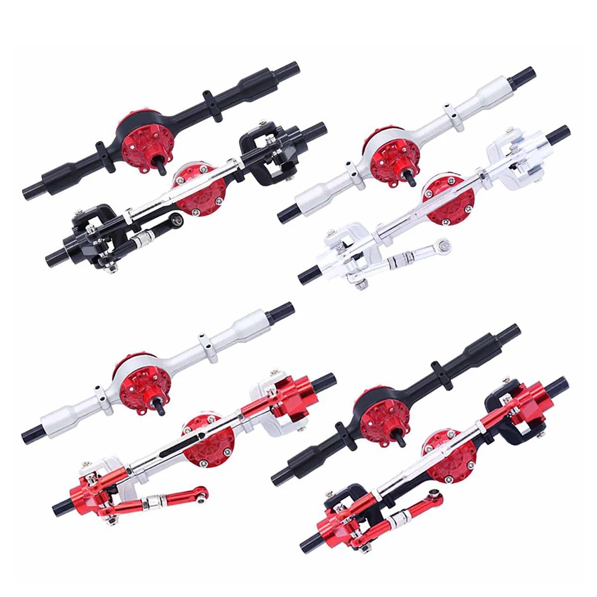 

Metal Upgrade Front And Rear Axle Assembly，for WPL 1/16 C14 C24 B14 B24 B16 B36 RC Car Parts