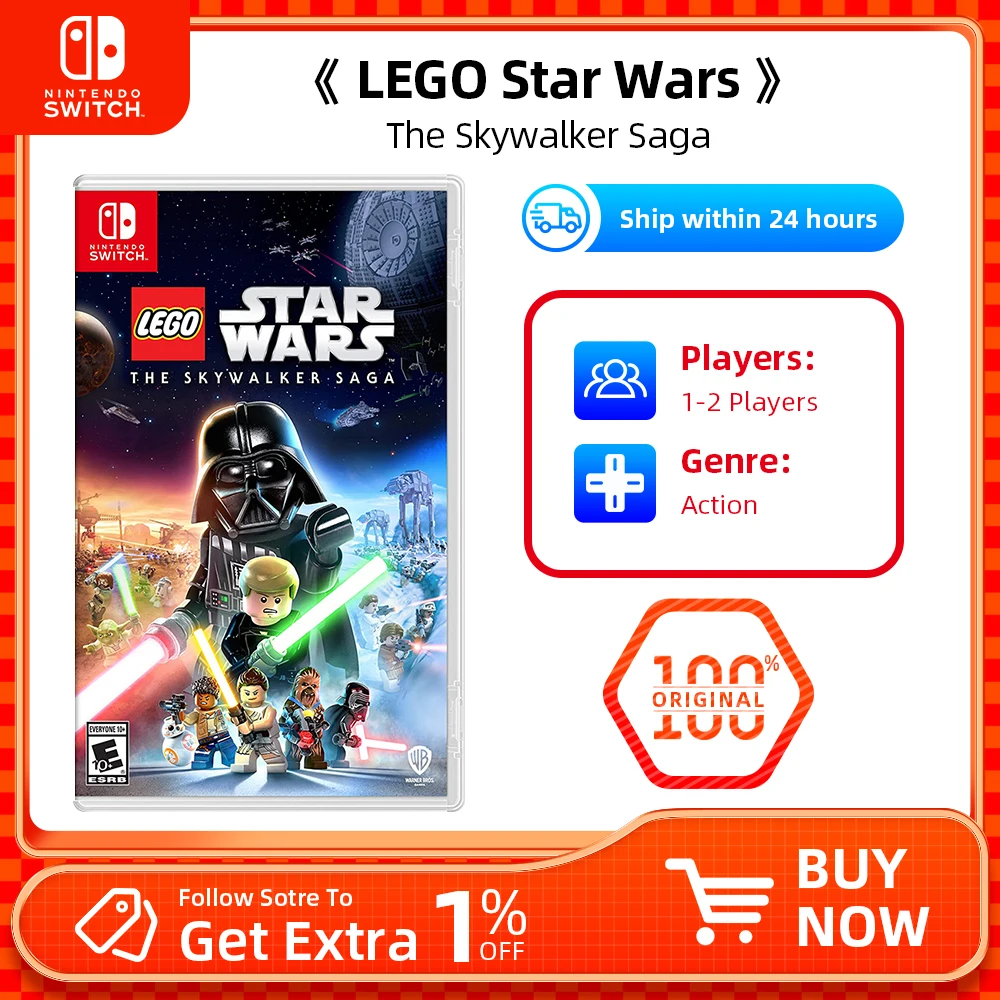 LEGO Star Wars The Skywalker Saga -  Nintendo Switch Game Deals  Physical Game Card for Switch OLED Lite