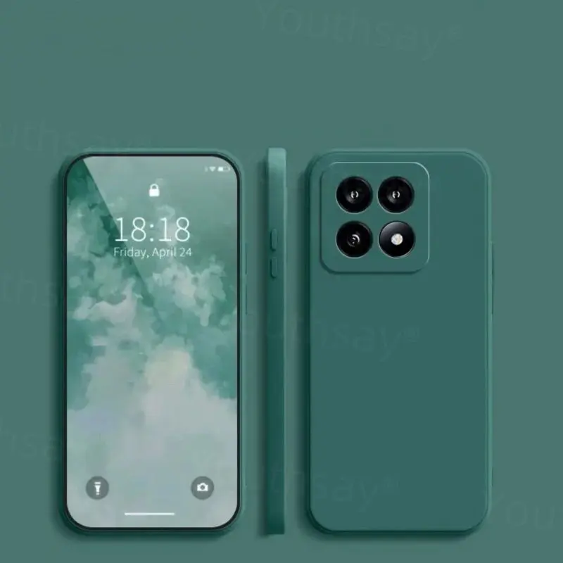 Für Xiaomi 17 Hülle Cover Für Xiaomi Mi 17 Funda Schale Coque Weiche Original Flüssig-Silikon TPU Handy-Stoßfänger Xiaomi 17