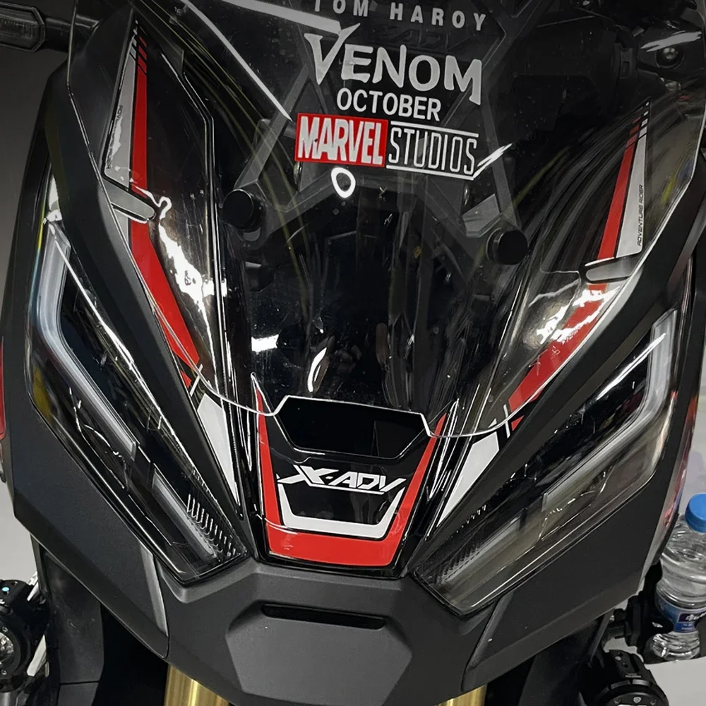 لهوندا X-ADV 750 2021-2023 دراجة نارية الجبهة هدية واقية ملصق مزخرفة دائم مخصص صالح ملصق مائي لتعزيز الدراجة