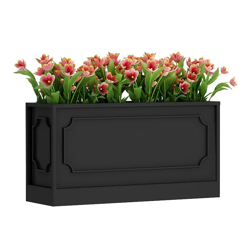 

Customized Small Aluminum Rectangular Planters For Home Metal Boxes Kit Home Outdoor Garden Nursery Flower Direct Flower Pots