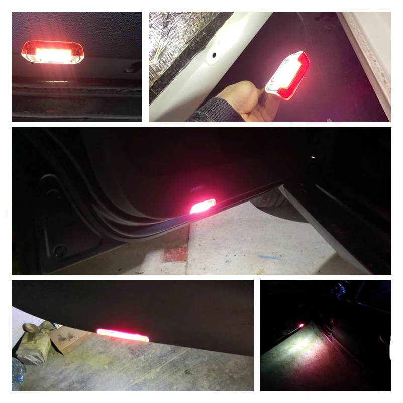 For VW Golf 5 6 7 7.5 T-ROC CC Passat Jetta Tiguan Variant Phidnon Scirocco Touran Auto Signal Lamp 2Pcs 12V LED Car Door Light