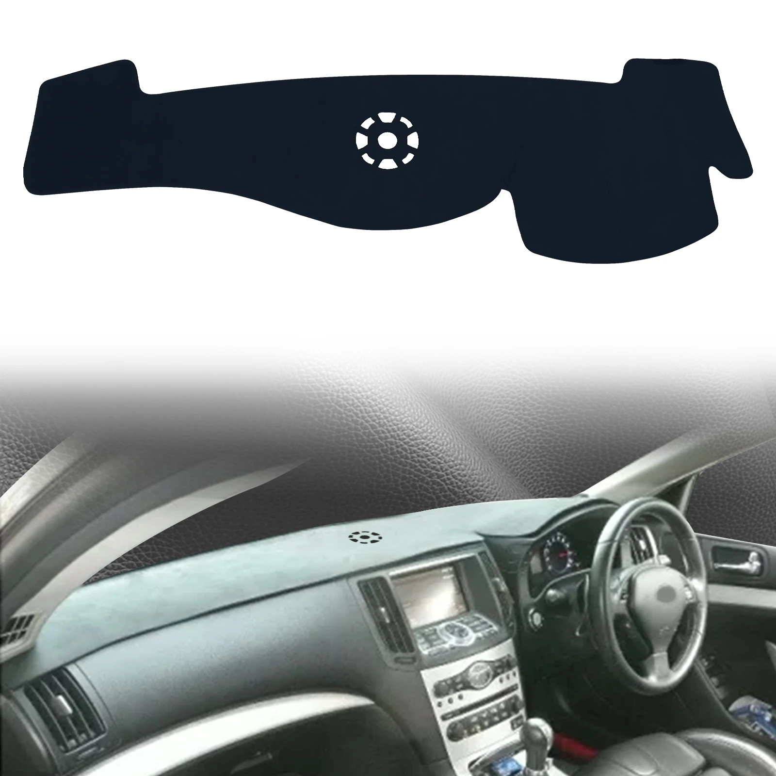 

fit for Infiniti G25 G35 G37 2008-2015 Car Dashmat Dashboard Cover Pad DashMat Sunshade Protective Carpet Leather Accessories