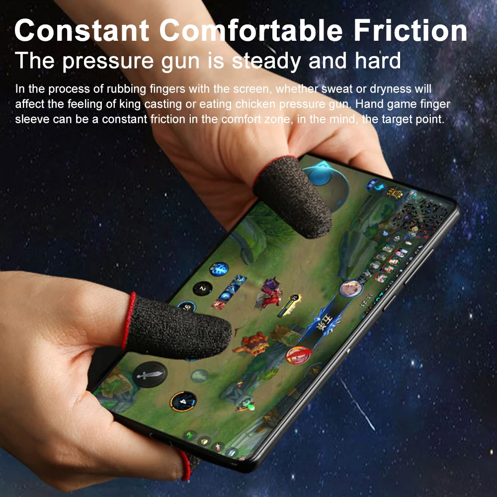 20/40Pcs Finger สำหรับ PUBG Mobile เกม Sweatproof Non-Scratch Sensitive Touch Screen Gaming ปลายนิ้ว Thumb ถุงมือ