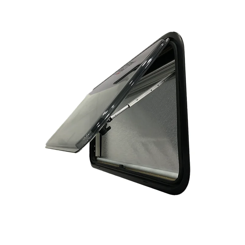 Certificated Camper Trailer Popup Camper Van Push-out Side Window 600x600mm with Mosquito Net and Blackout Blind Custom Sizes