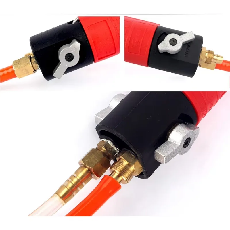 ملمع هواء مبلل هوائي M14 مقاس 4 بوصة مع عادم جانبي #5