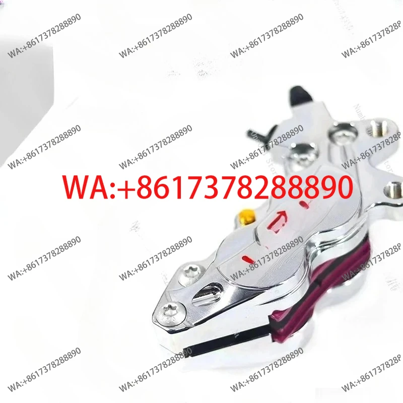 Motorcycle Domestic CNC Large  Brake Electric Vehicle Small Calf Discbrake Caliper Four Piston Modification