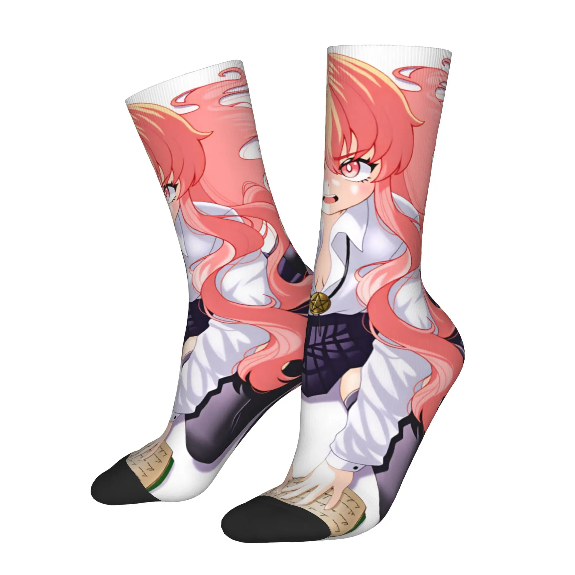 Funny Game Z-Zero N-No T-Tsukaima Socks Women Men Warm 3D Printed Anime Sports Basketball Socks