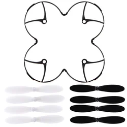 Hubsan X4 H107C i più venduti X6 1 pz anello di protezione di ricambio copertura 8 pz eliche lame per RC Quadcopter pezzi di ricambio