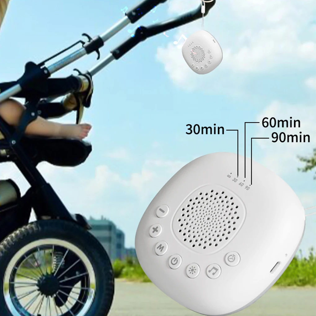

Baby Music Sleep Aid Sleeper Atmosphere Light Breathing Light White Noise Intelligent Sleep Aid Sleeper Night Light Speaker