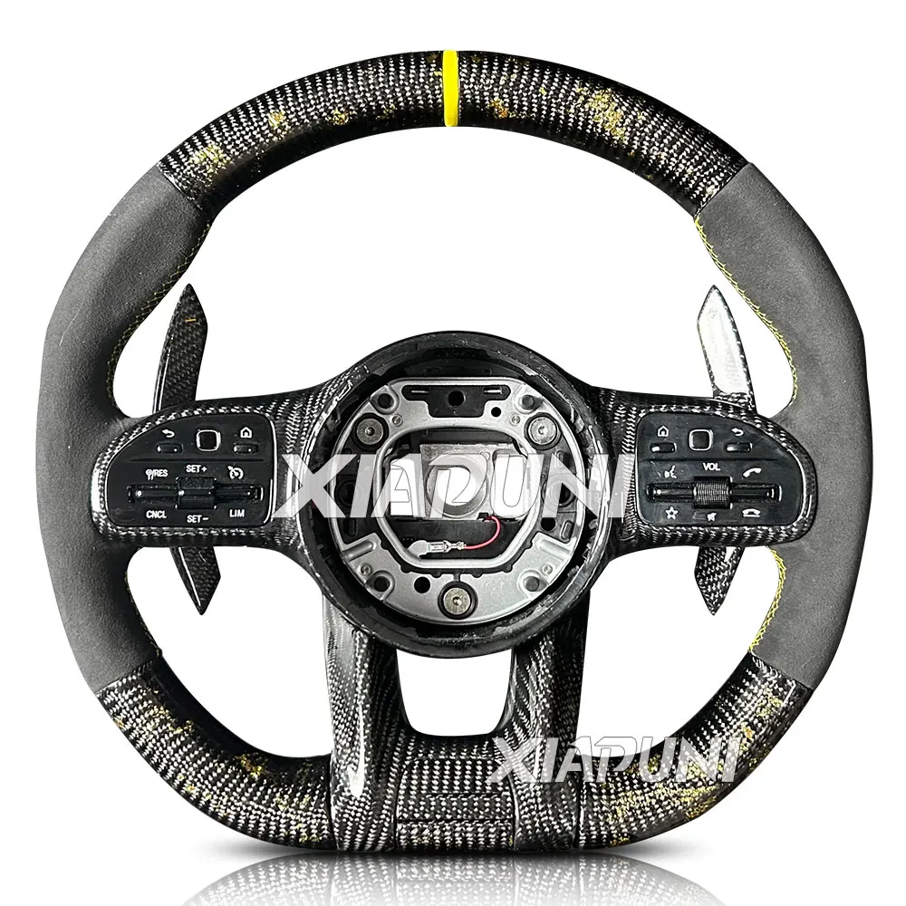 new Steering Wheel Fit For Benz Mercedes AMG C63 E63 A C E Class W212 W205 W204 W213 2012-2022 Customized Sport Wheel