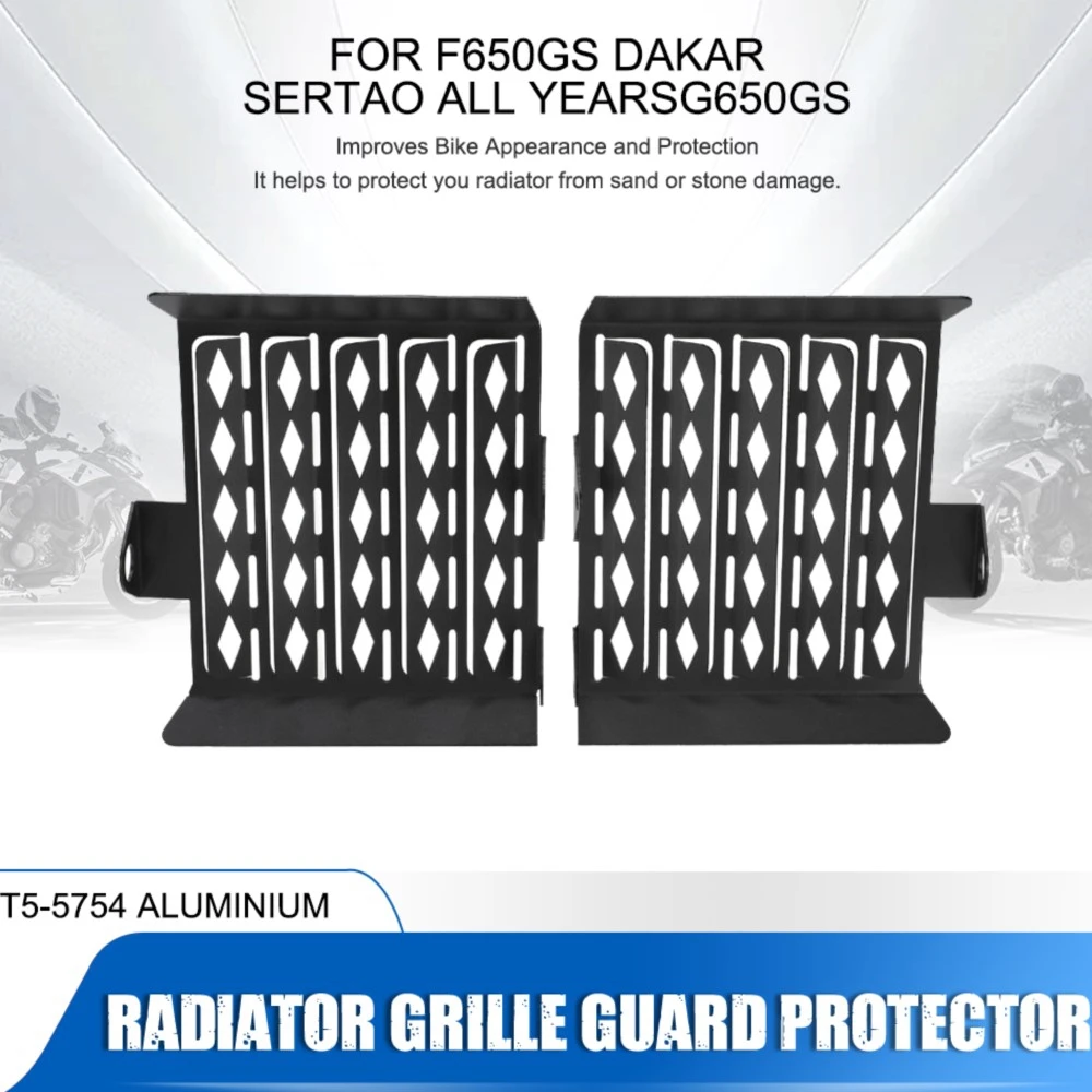 

Radiator Grille Guard Cover Protector FOR BMW G650GS F650GS Dakar G650GS Sertao all years G 650GS F650 GS Motorcycle Accessories