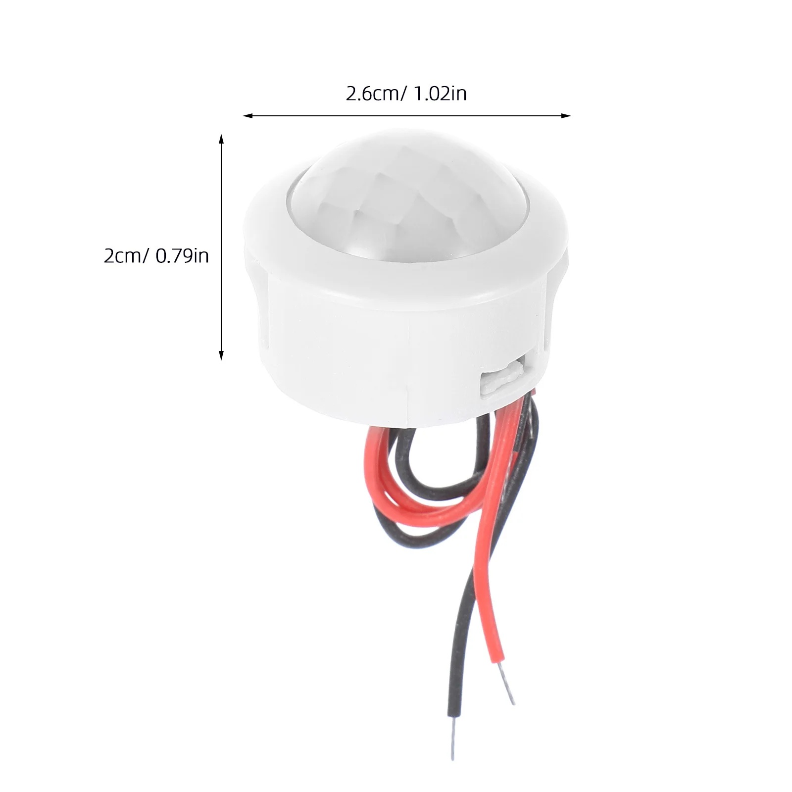 حساسية عالية 180-260ma محس حركة مفتاح الإضاءة Pir الجسم الاستشعار DC9V-60V داخلي في الهواء الطلق