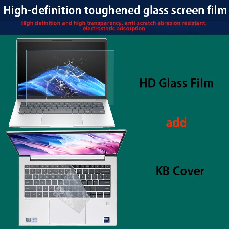For HP EliteBook 8 G1a/G1i/G1iN 14Keyboard film Laptop screen protective film Toughened film Anti-blue film Anti-reflective film